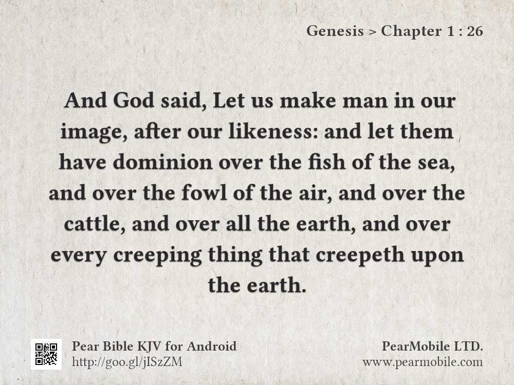 Genesis, Chapter 1:26